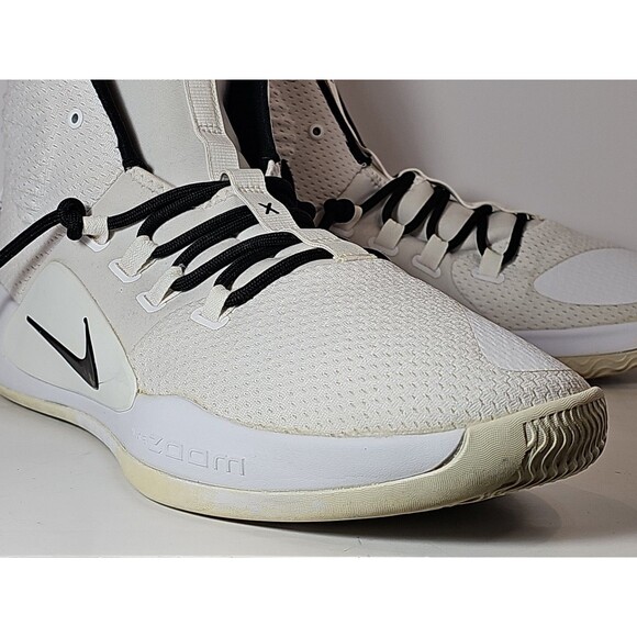 Nike Zoom Hyperdunk X TB White Black Basketball Shoes AR0467-100 Men Sz 13 2018